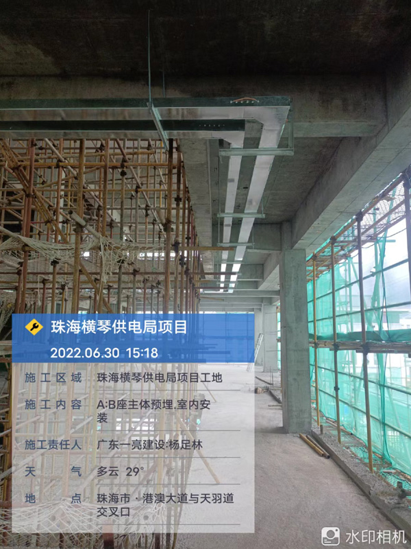 珠海橫(heng)琴供電(dian)局線(xian)路工區(ou)項(xiang)目